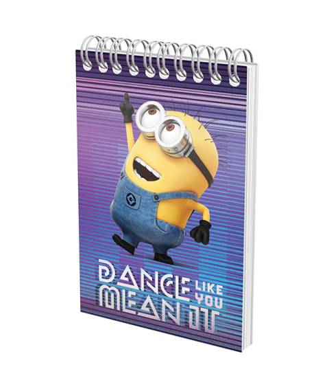 Blocnotes Spira A6 70file matematica 80G Minions