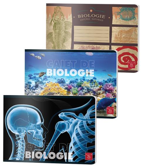 Caiet CLASIC Biologie 17x24cm, 24file 60gr