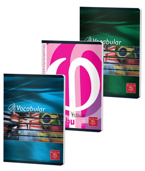 Caiet CLASIC Vocabular 12x17cm, 24file 60gr