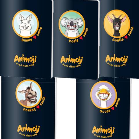 Caiet Dictando, A4, ANIMOJI, 80file, 60 gr, MIX
