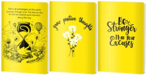 Caiet Matematica, A4, Pigna , coperta plastic, 60file, 70 gr, MIX GALBEN